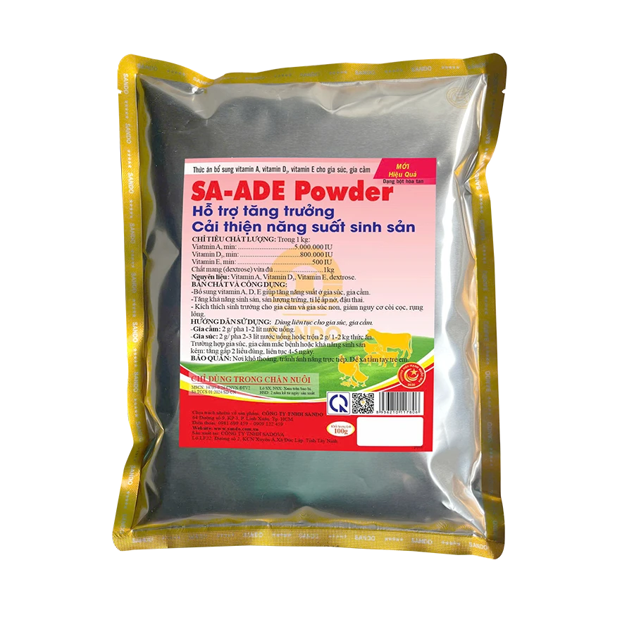 SA-ADE POWDER - Thức ăn bổ sung vitamin A, vitamin D3, vitamin E - Công ...