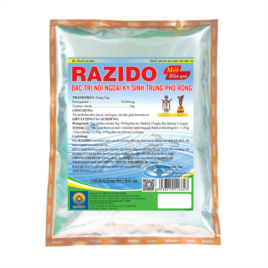 RAZIDO - Thuốc bột hòa tan hoặc trộn thức ăn