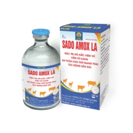 SADO AMOX LA - Hỗn dịch tiêm