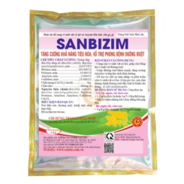SANBIZIM - Bổ sung vi khuẩn có lợi và enzyme tiêu hóa