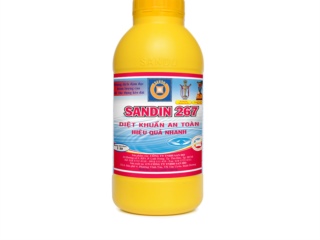 SANDIN 267 For Fish - Diệt khuẩn mạnh, hiệu quả, an toàn ngay từ cá bột & không gây sốc cho cá