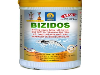 BIZIDOS - Enzym có nguồn gốc tự nhiên. Phòng và xử lý phân sống, phân lỏng, phân trắng trên tôm