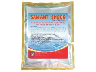 SAN ANTI SHOCK - Chống sốc, tăng sức khỏe và nâng cao tỷ lệ sống cho tôm nuôi