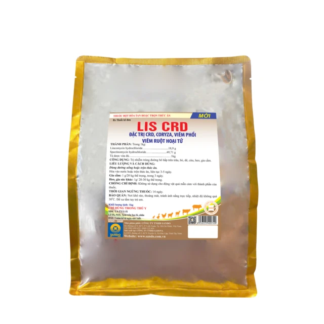 LIS CRD - Thuốc bột hòa tan hoặc trộn thức ăn