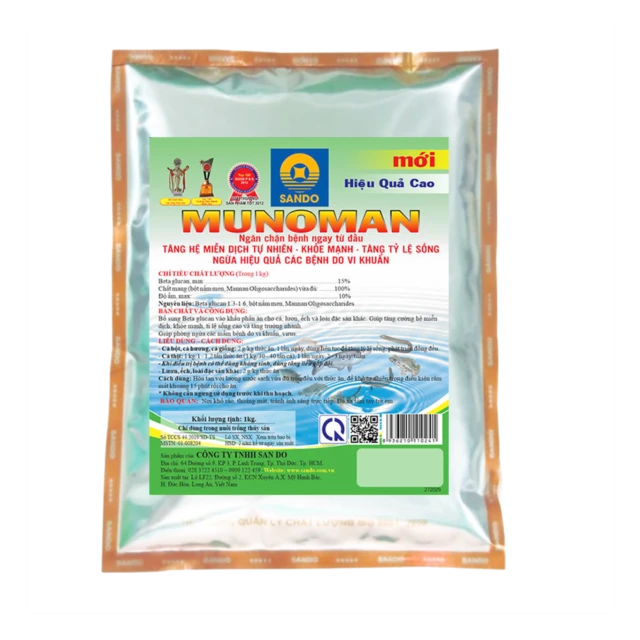 MUNOMAN (fish) - Tăng cường miễn dịch, tăng chống chịu môi trường