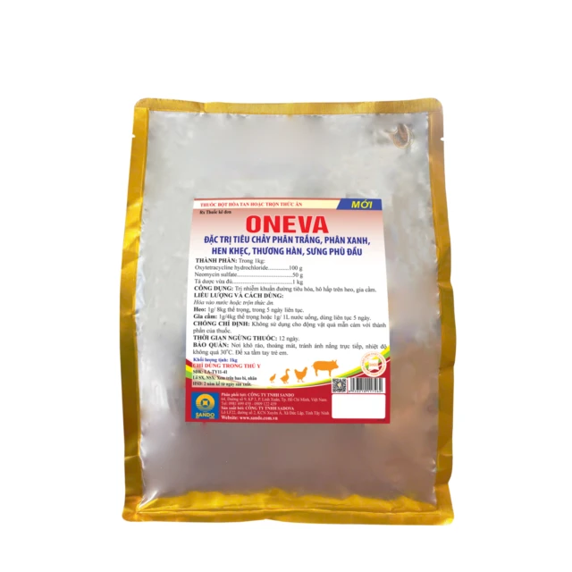 ONEVA - Thuốc bột hòa tan hoặc trộn thức ăn