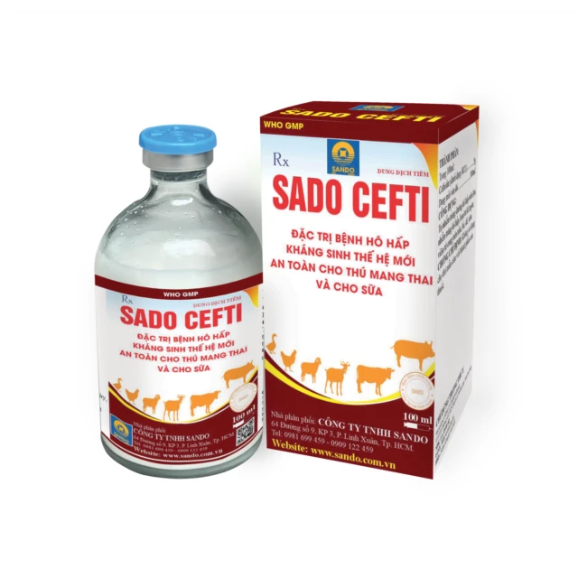 SADO CEFTI - Hỗn dịch tiêm