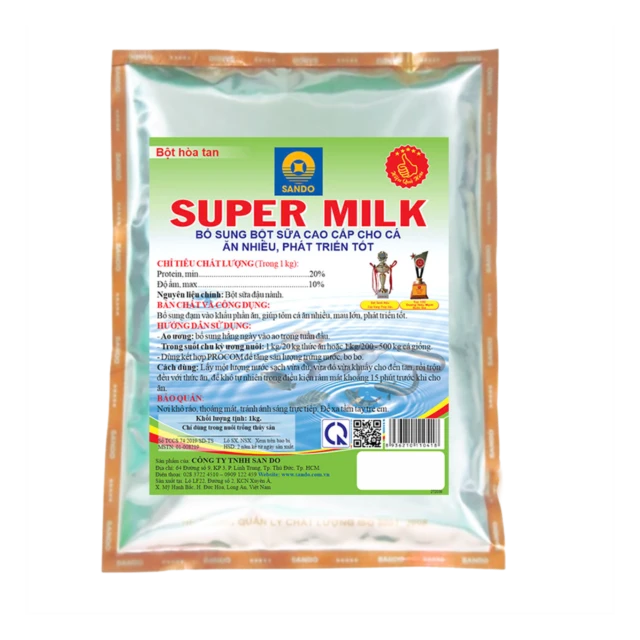 SUPER MILK (fish) - Sữa bột cao cấp cho cá