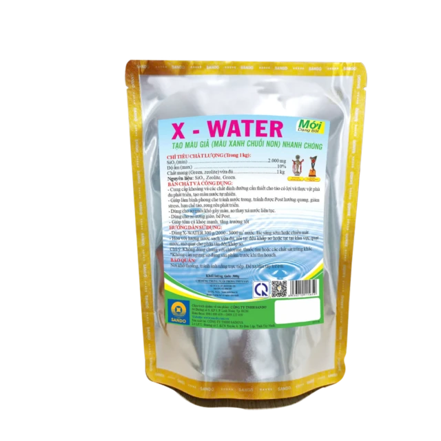 X-WATER MÀU CHUỐI NON - Tạo màu xanh chuối non nhanh