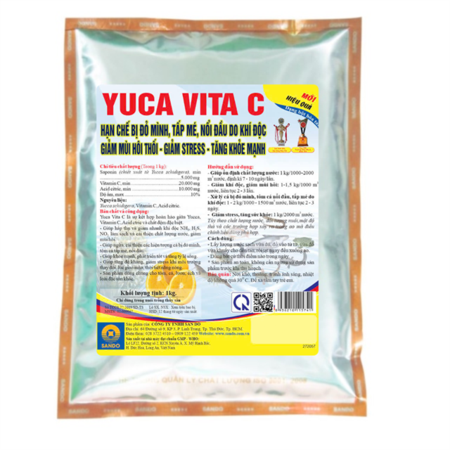 YUCA Vita C fish - Chốc sốc, giảm stress, tăng sức đề kháng