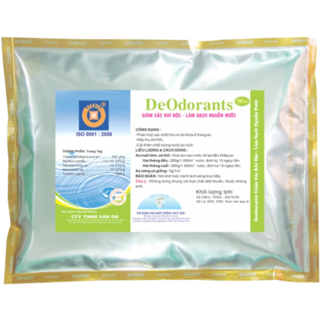 Xử lí triệt để NH3, H2S - DEODORANTS FOR FISH
