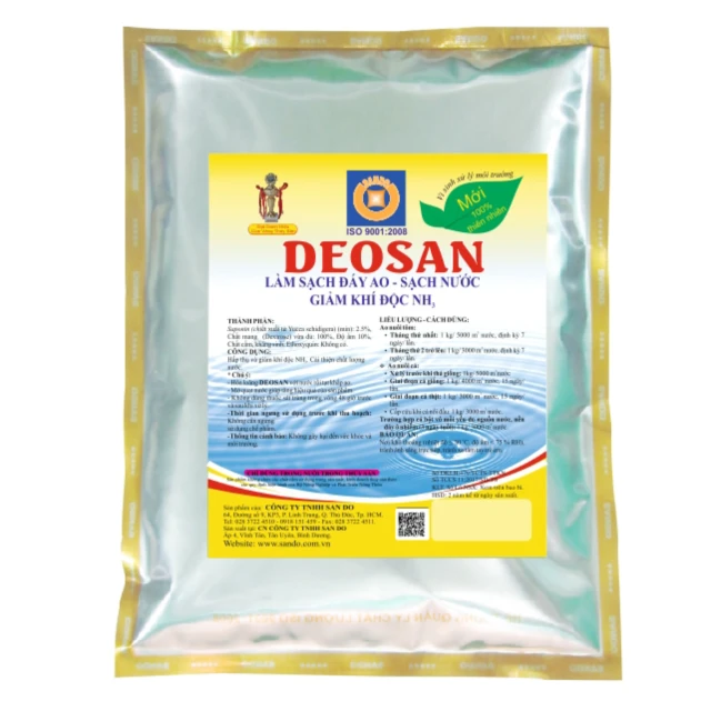 DEOSAN - Làm sạch đáy ao, giảm khí độc NH3