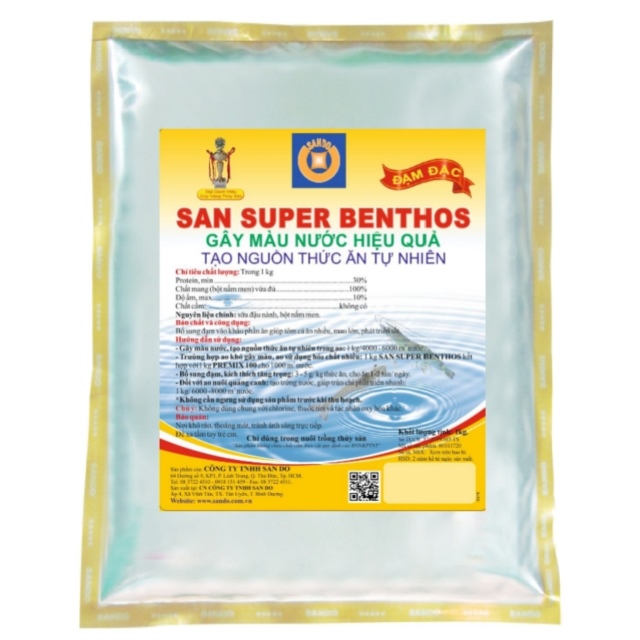 SAN SUPER BENTHOS - Tạo thức ăn tự nhiên. Gây màu nước