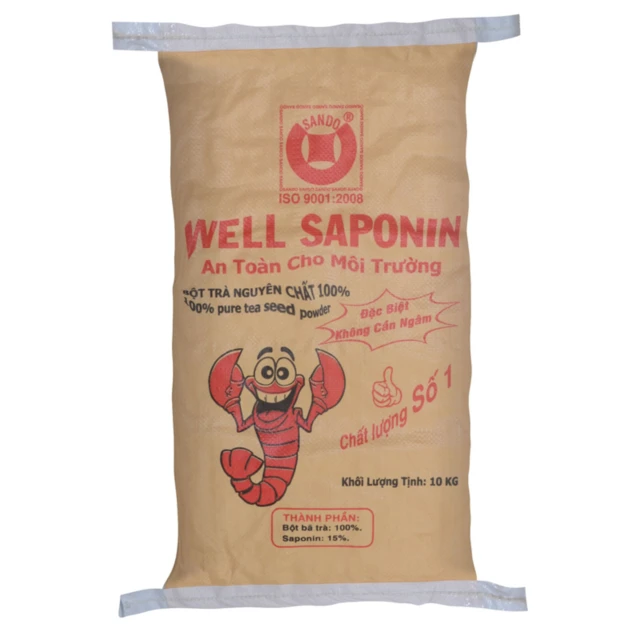 Bột trà diệt cá tạp - WELL SAPONIN